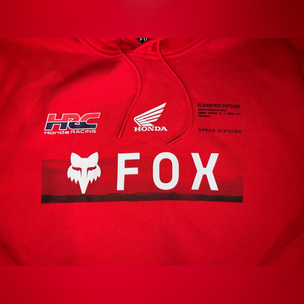 NWT Men’s Size XL Fox Racing Pullover Fleece Hoodie. - Picture 3 of 8